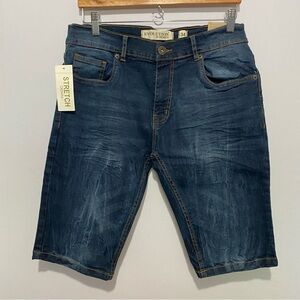 Evolution in Design Denim Short‎ Size 34 Stretch Slim Fit Midrise NWT